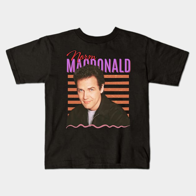 Norm Macdonald // Vintage Look Fan Design Kids T-Shirt by A Design for Life